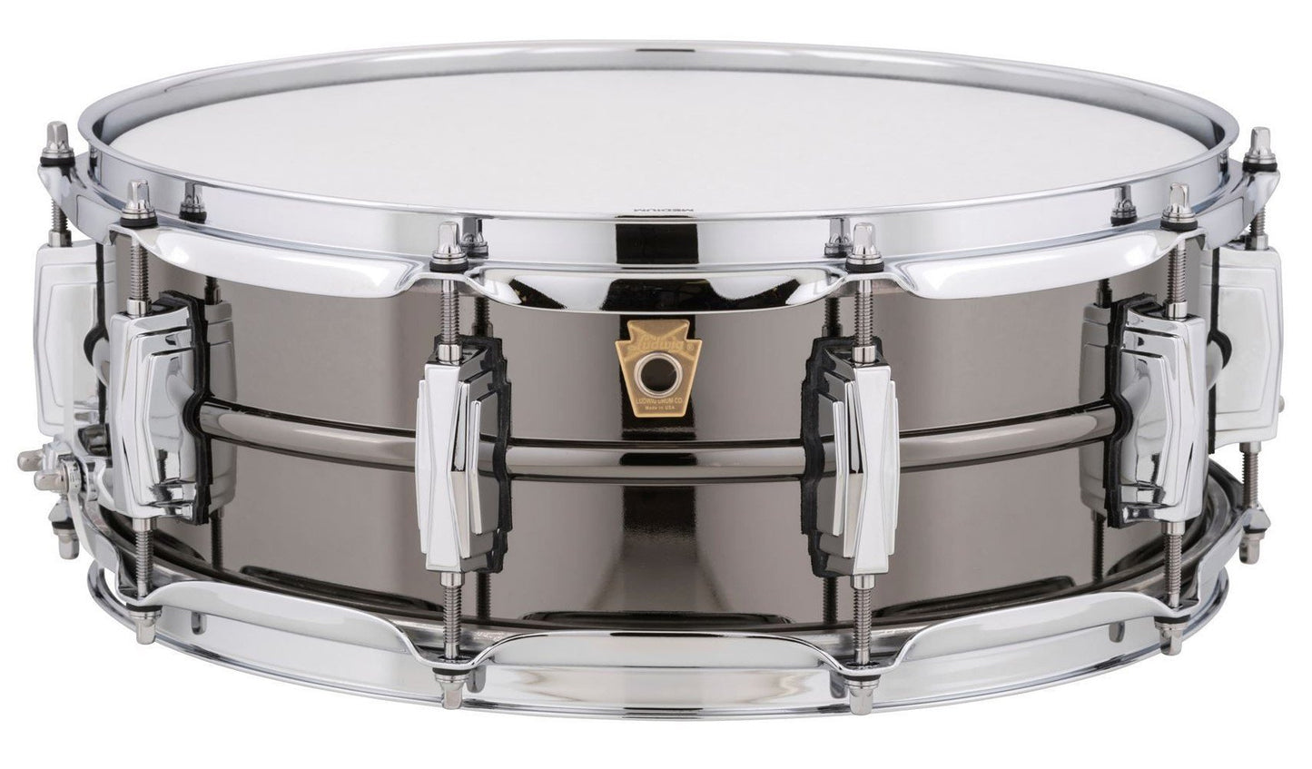 Ludwig Black Beauty 5" X 14" Brass Shell Imperial Lugs Snare Drum