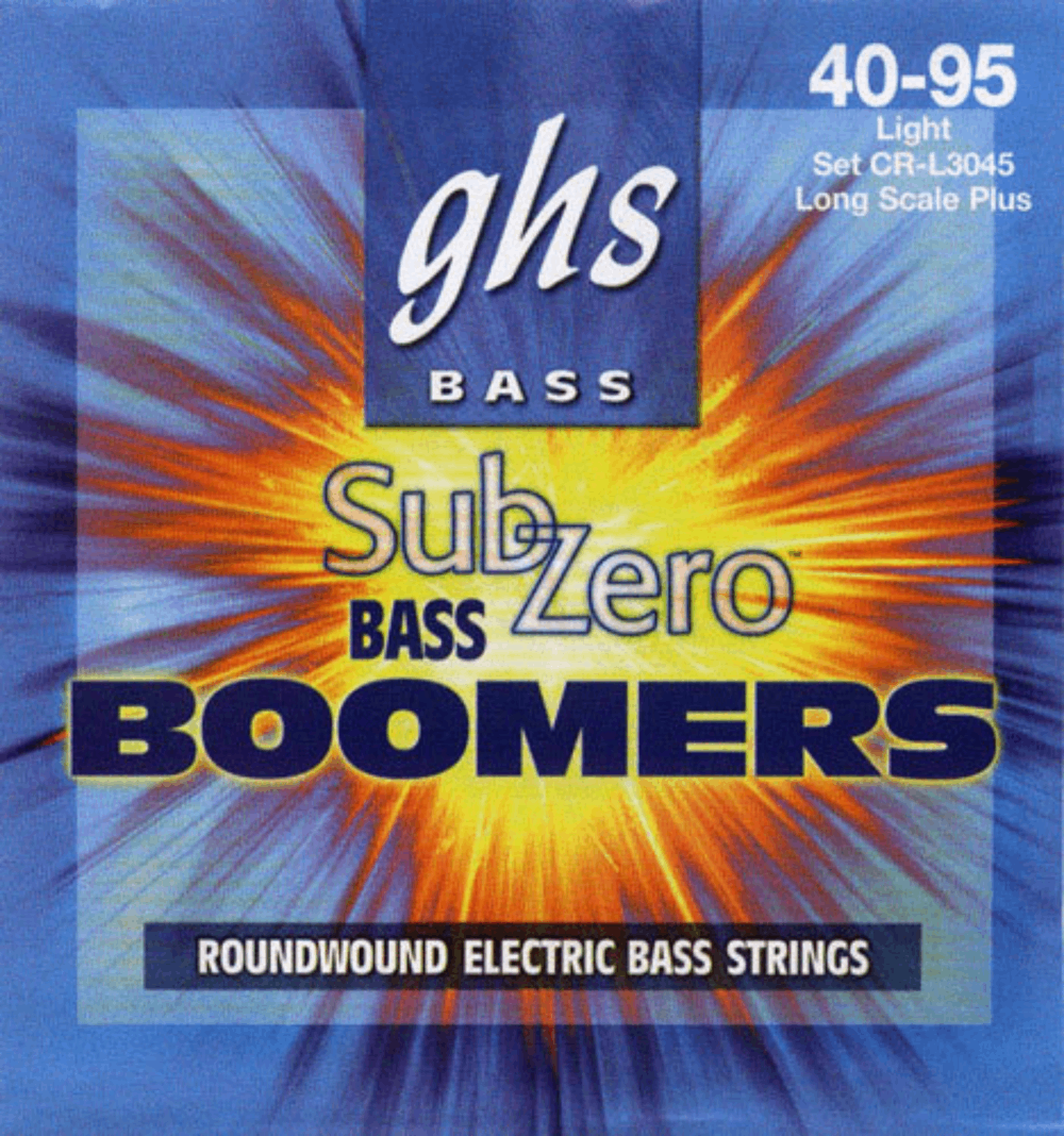 GHS CR L3045 Subzero Bass Boomers Guitar Strings 40-95 Gauge