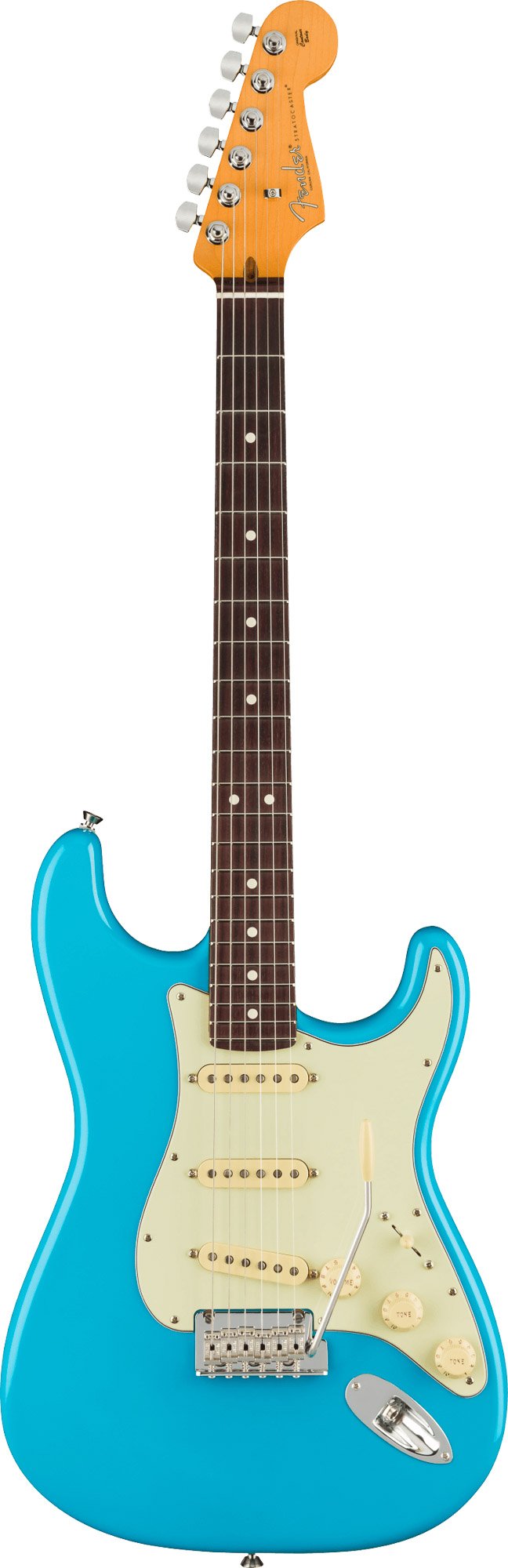 Fender American Professional II Stratocaster, Rosewood Fingerboard in Miami Blue
