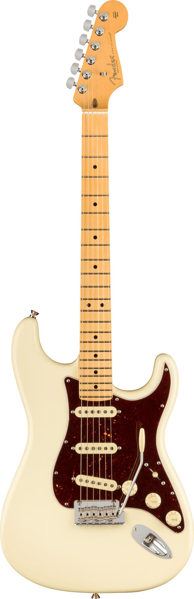 Fender American Professional II Stratocaster, Maple Fingerboard in Olympic White