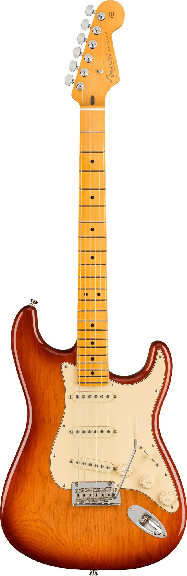 Fender American Professional II Stratocaster, Maple Fingerboard in Sienna Sunburst
