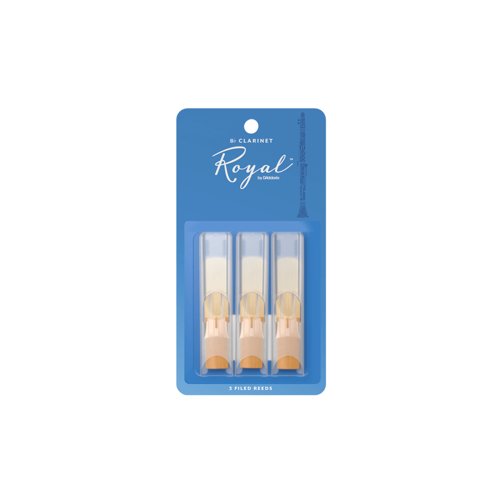 Royal By D'Addario Strength 2.5 3 Pack Bb Clarinet Reeds