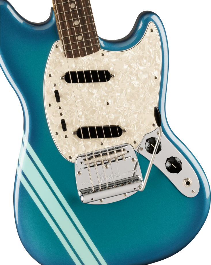 Fender Vintera II '70s Competition Mustang, Rosewood Fingerboard in Competition Burgundy