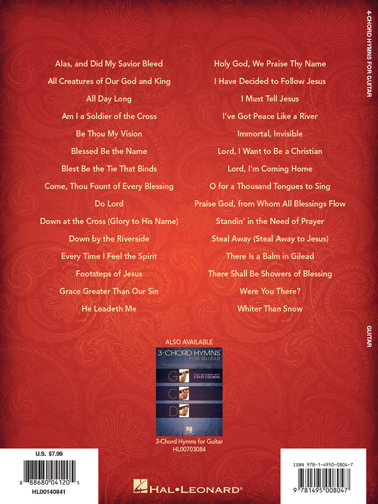 4 Chord Hymns For Guitar