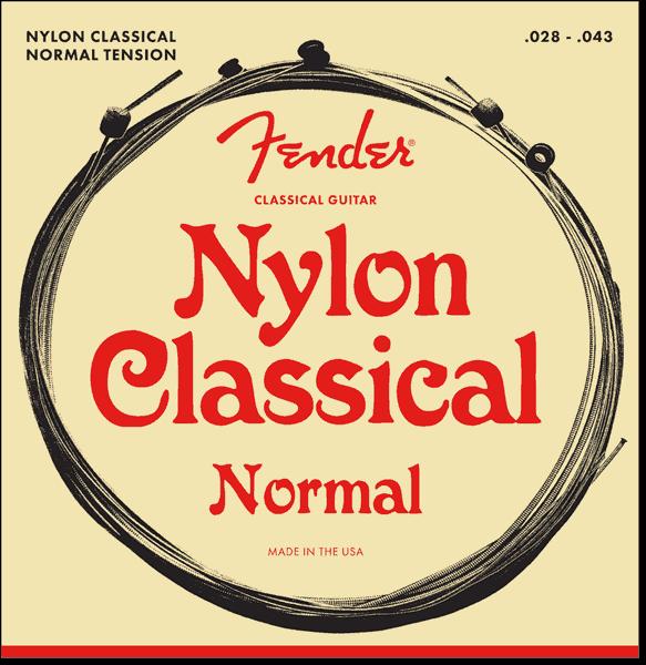 Fender 130 Classical Nylon Ball End Guitar Strings 28-43 Gauge