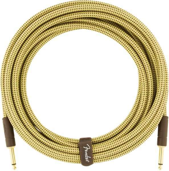 Fender Deluxe Series Instrument Cable 10ft in Tweed