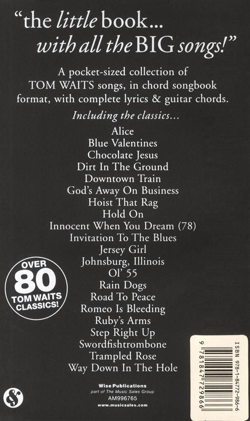 The Little Black Song Book Of Tom Waits