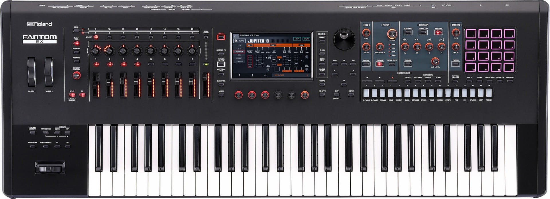Roland FANTOM 6 EX 61 Key Synthesizer Keyboard – Billy Hyde Music