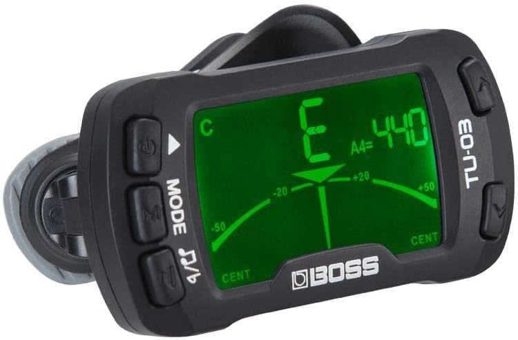 BOSS TU03 ClipOn Tuner & Amp Metronome