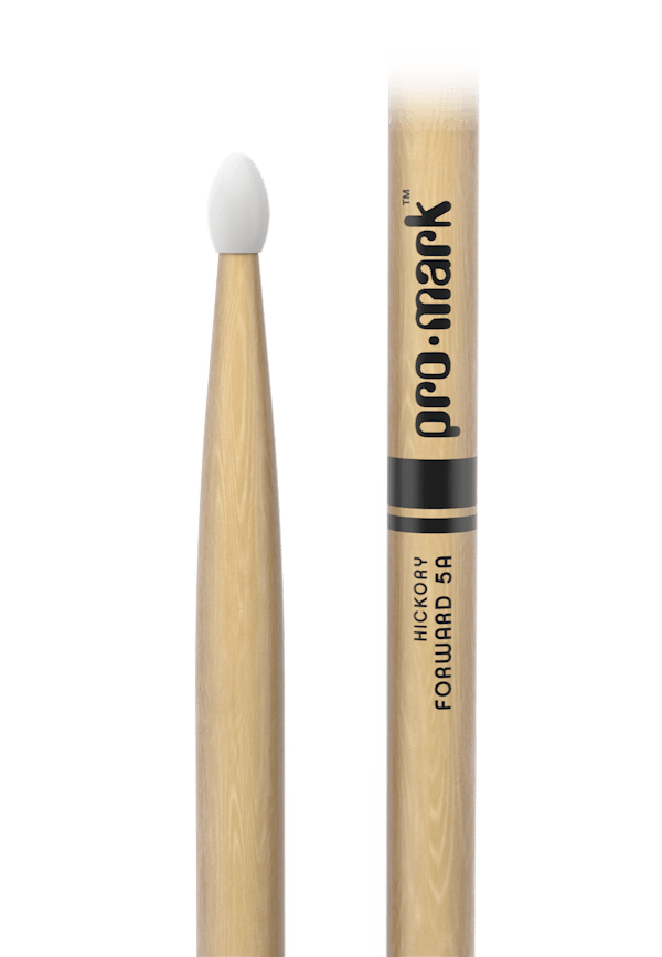 Promark Forward 5A Lacquered Hickory Nylon Tip Drumsticks
