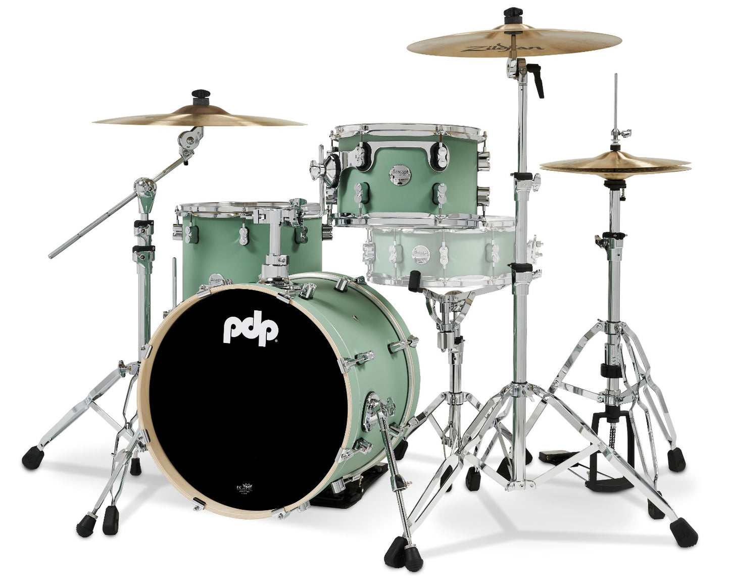 PDP Concept Maple 3-Piece Be-Bop Shell Pack in Satin Seafoam Finish
