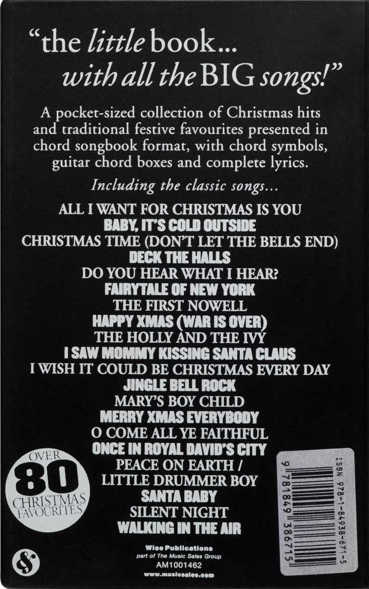 The Little Black Book Of Christmas Songs