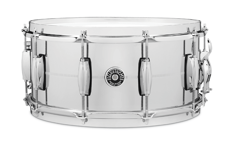Gretsch Brooklyn Series 6.5" x 14" Chrome Over Brass Snare Drum