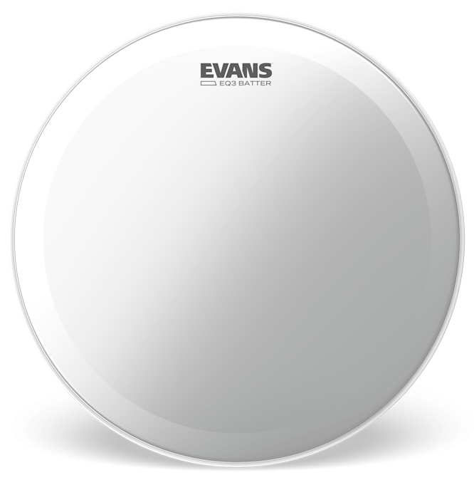 Evans 24" EQ3 Frosted Drumheads
