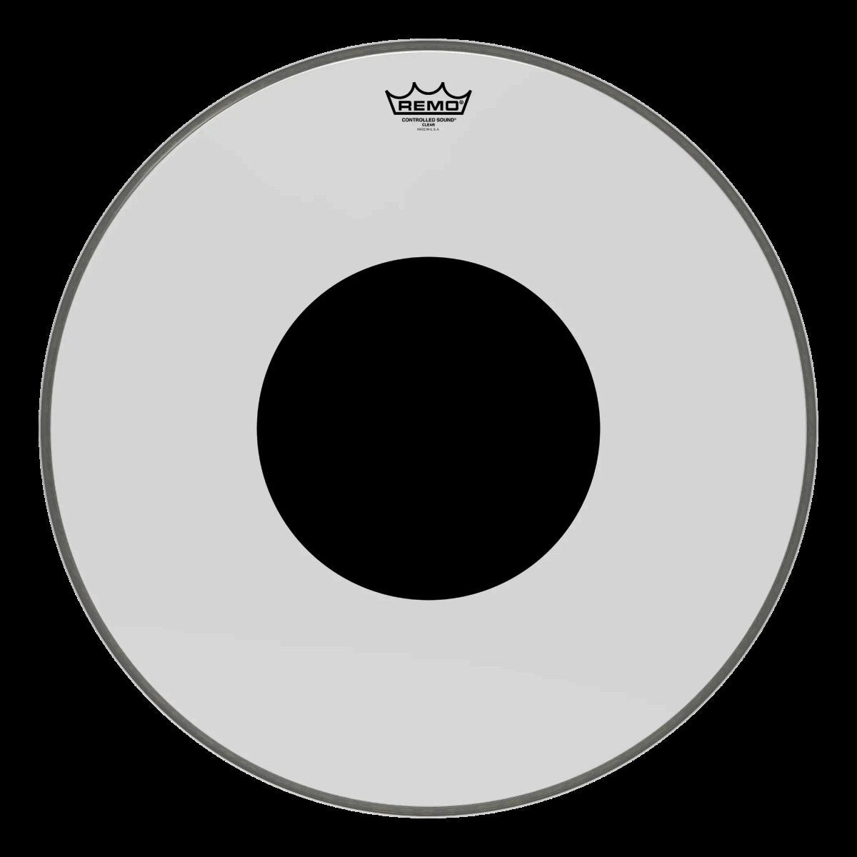 Remo Controlled Sound Clear Black Dot 22" Bass Drumhead