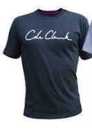 COLE CLARK SIGNATURE TEE Medium Size in BLACK