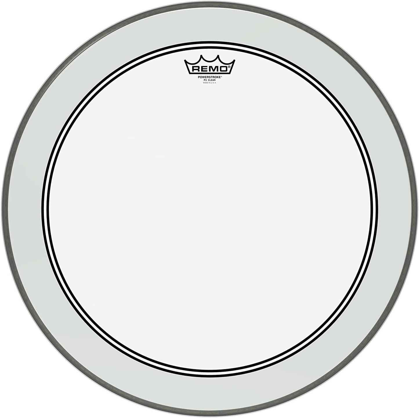 Remo Powerstroke 3 2.5" Impact Pad Clear 20" Bass Drumhead