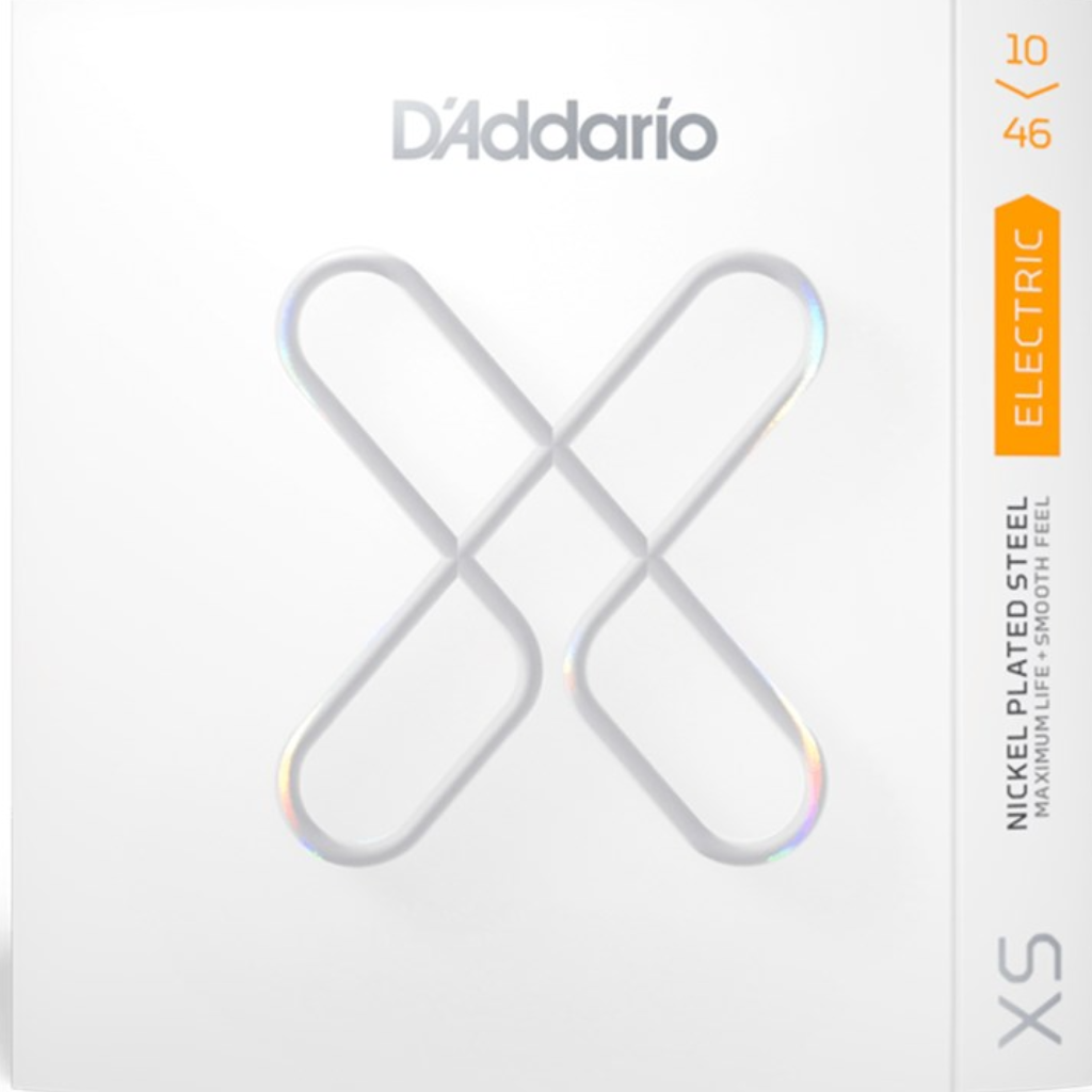 D'Addario XS Regular Light Coated Electric Guitar Strings 10-46 Gauge