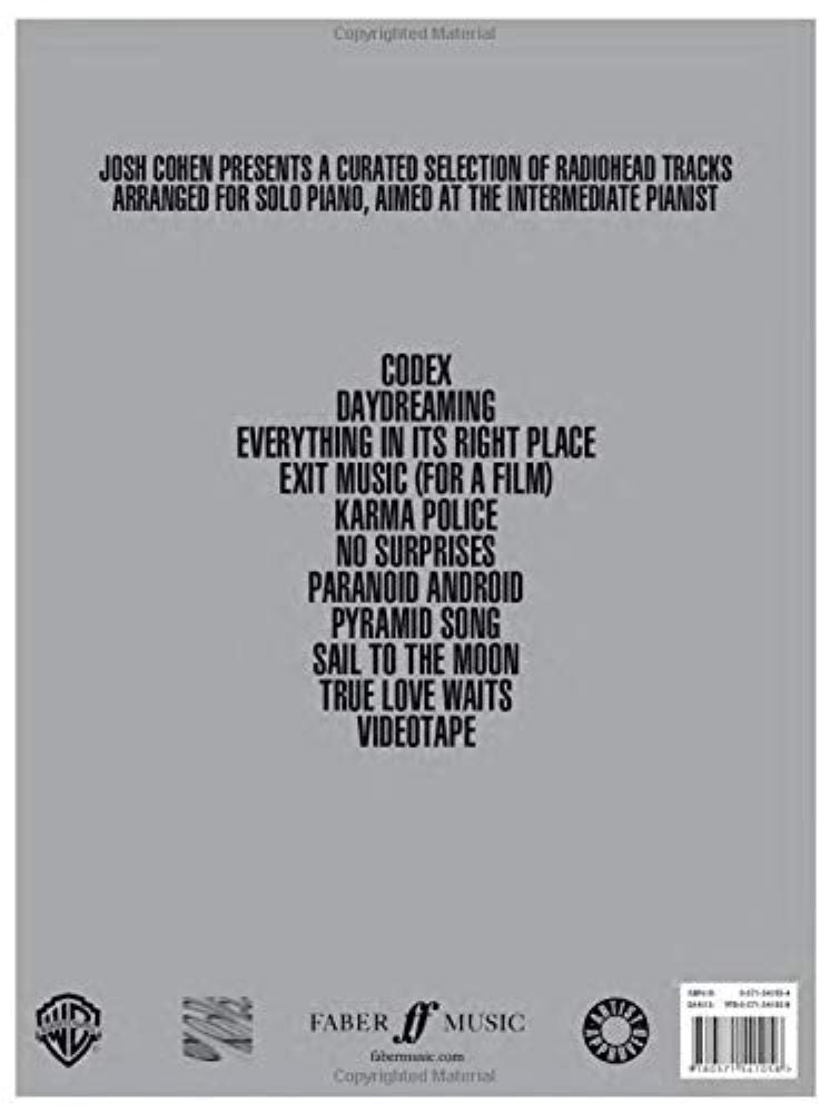 Josh Cohen Radiohead For Solo Piano