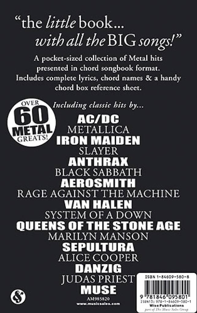 The Little Black Book of Metal Hits