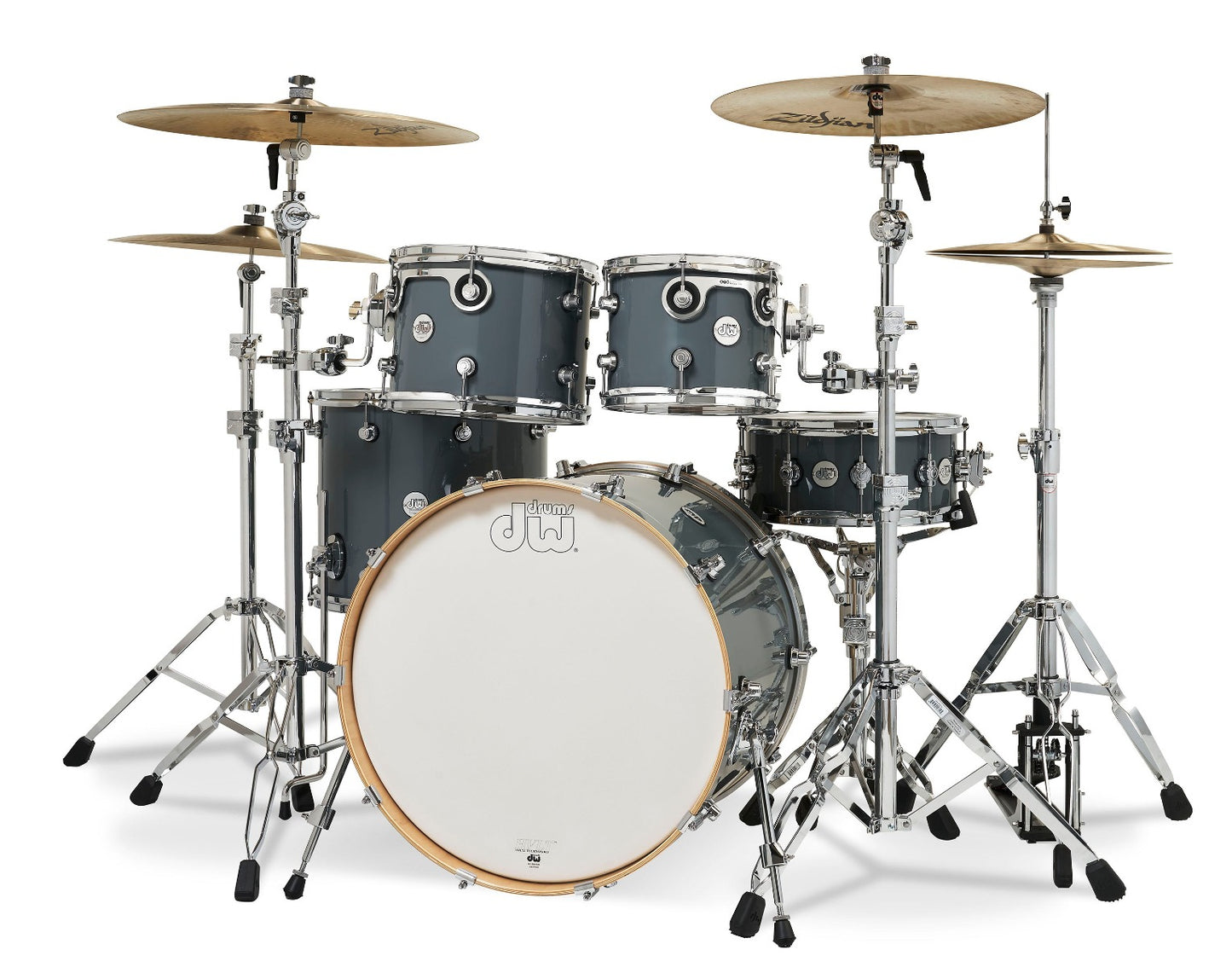 DW Design Series 4-Piece Shell Pack in Steel Gray