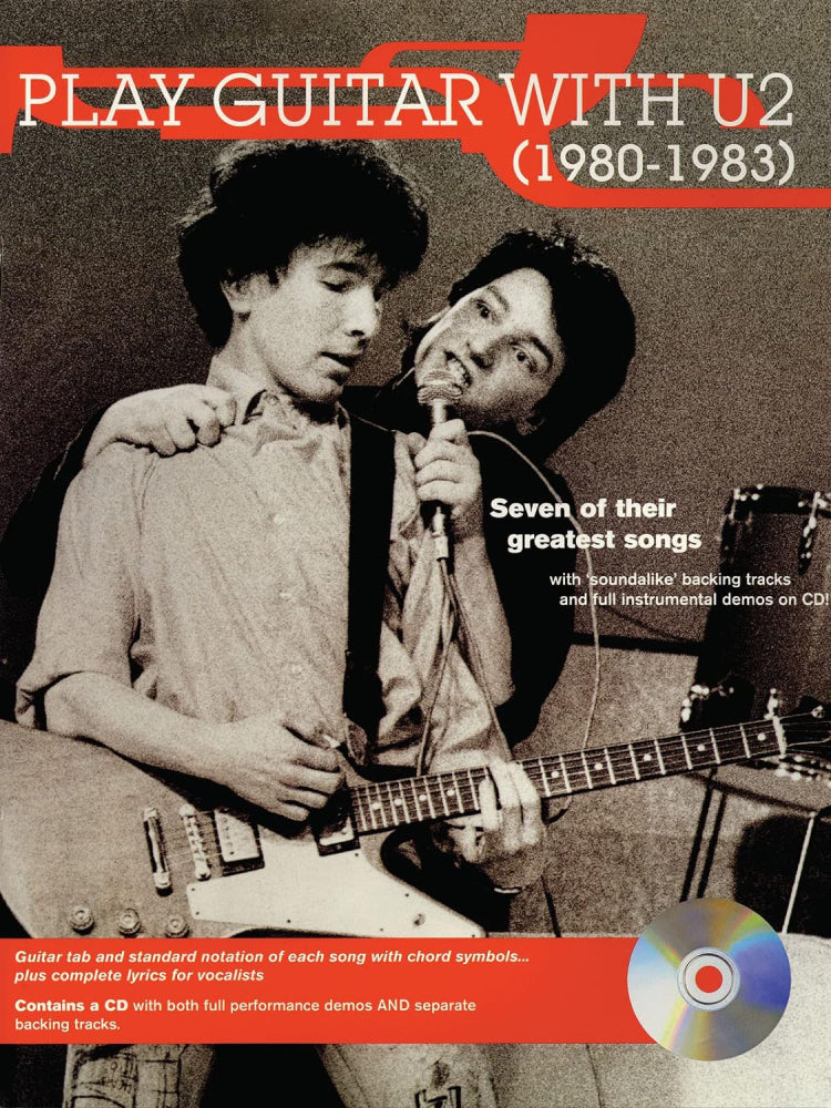 Play Guitar with U2 1980-1983 Guitar Jams Series Guitar Tab BK/CD