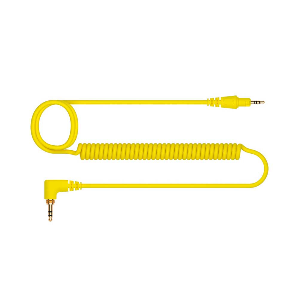 Pioneer DJ Coiled Cable And Ear Pads in Yellow