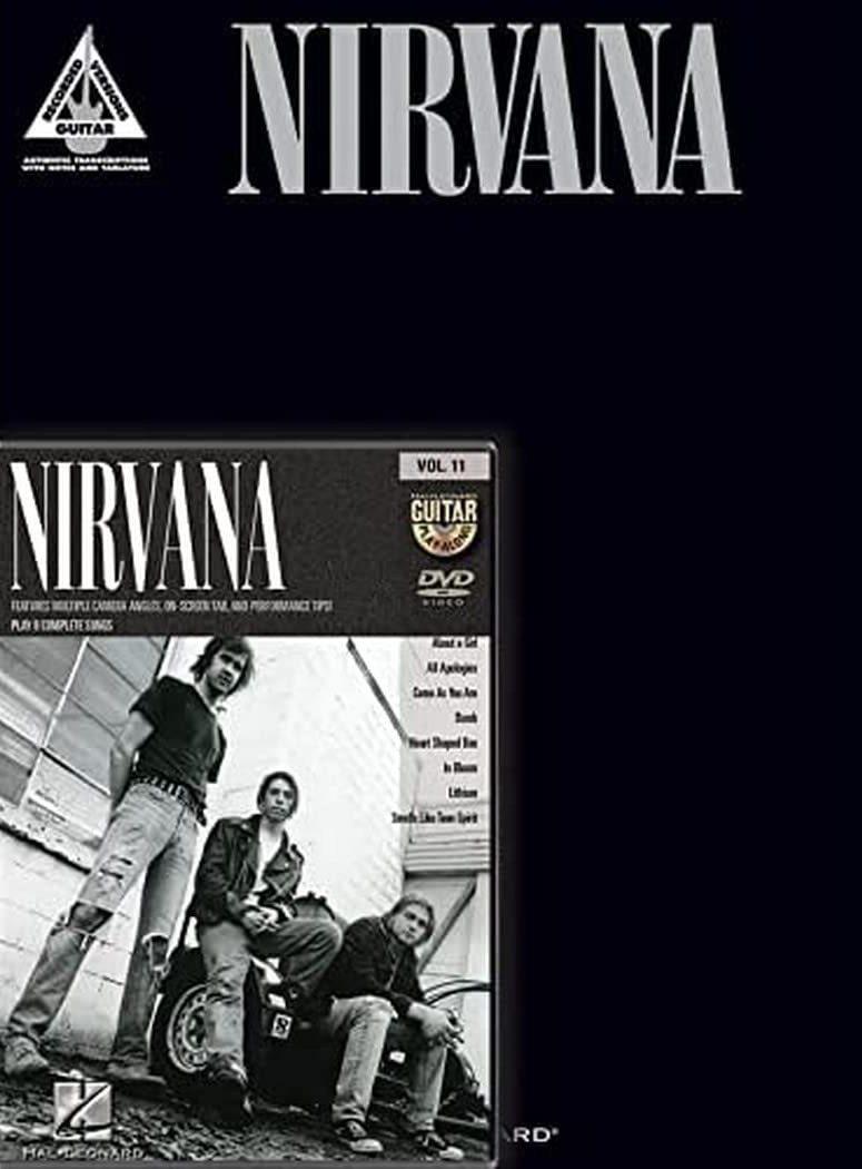 Nirvana Guitar Tab Book and Nirvana Guitar Play Along DVD