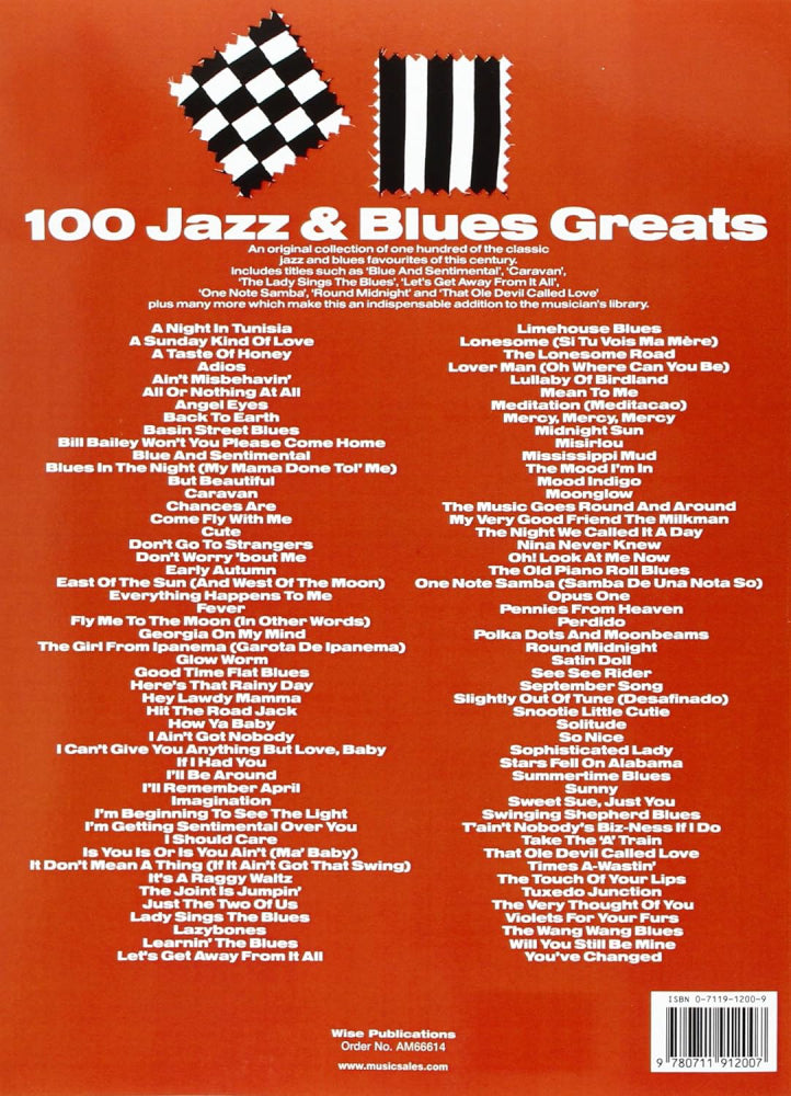 100 Jazz & Blues Greats PVG