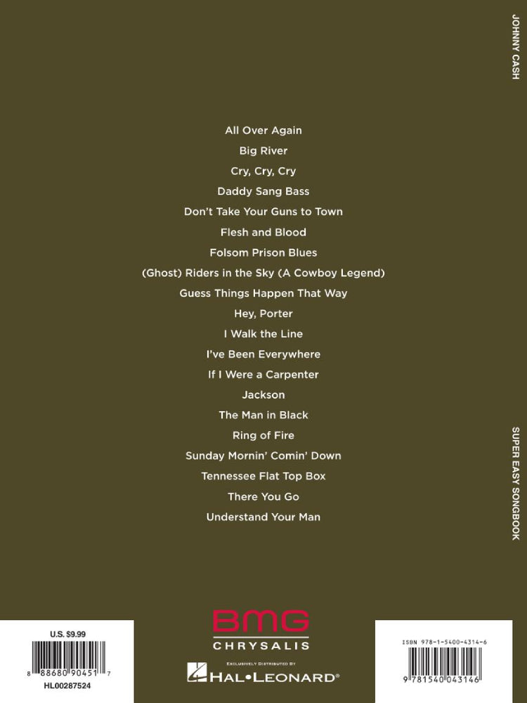 Johnny Cash Super Easy Songbook
