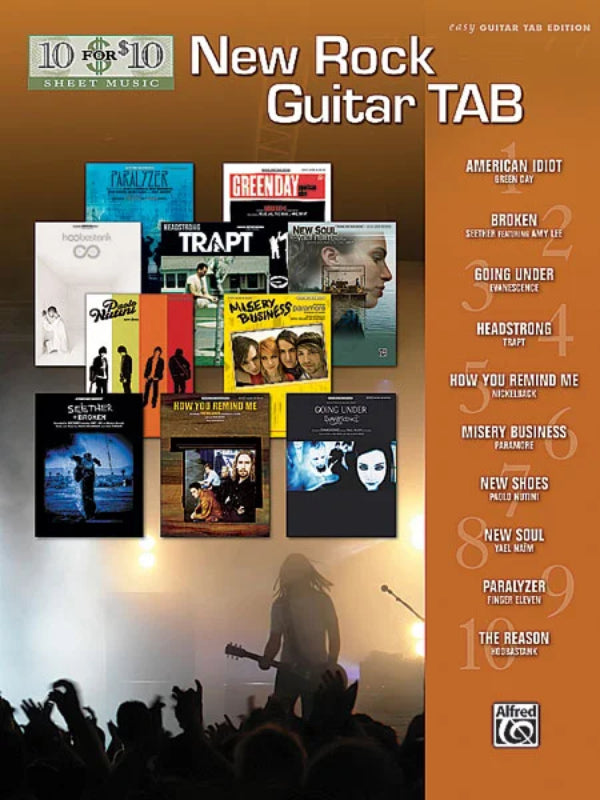 10 for 10 New Rock Guitar Tab