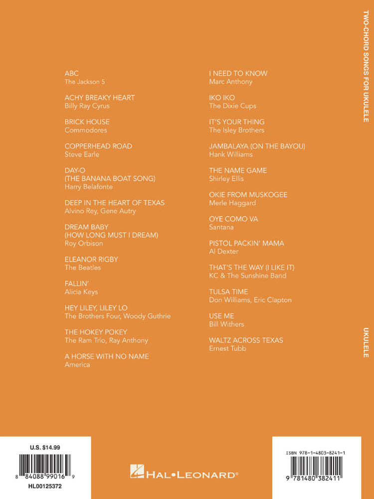 Two Chord Songs for Ukulele