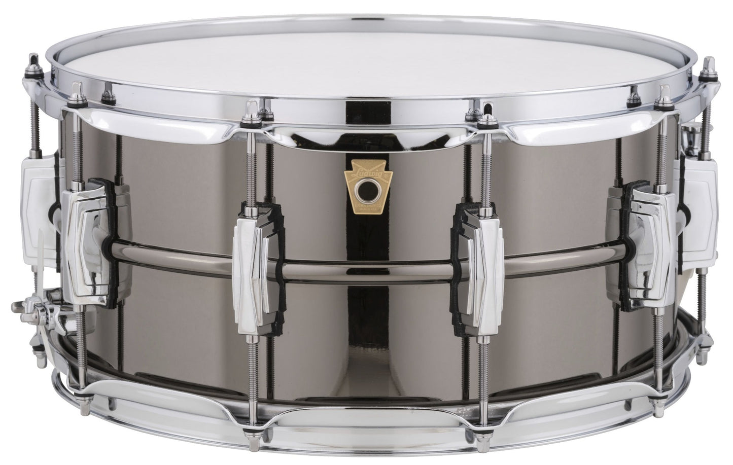 Ludwig Black Beauty 6.5" x 14" Brass Shell Imperial Lugs Snare Drum