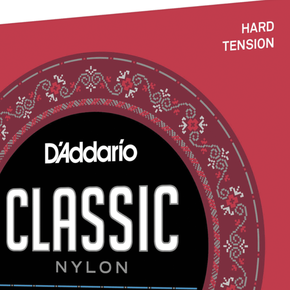 D'Addario EJ27H Student Nylon Classical Guitar Strings Hard Tension