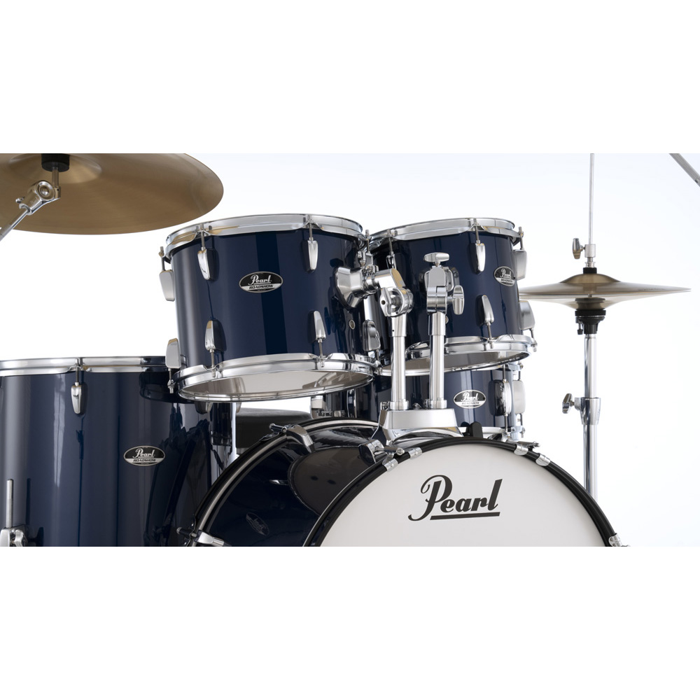 Pearl Roadshow-Plus 5-Piece Drum Kit with Pearl Cymbal Pack in Royal Blue Metallic