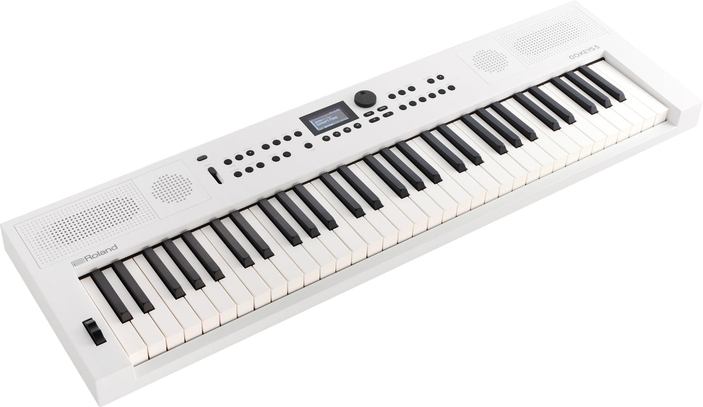 Roland GO KEYS5 61 Key Music Creation Keyboard in White