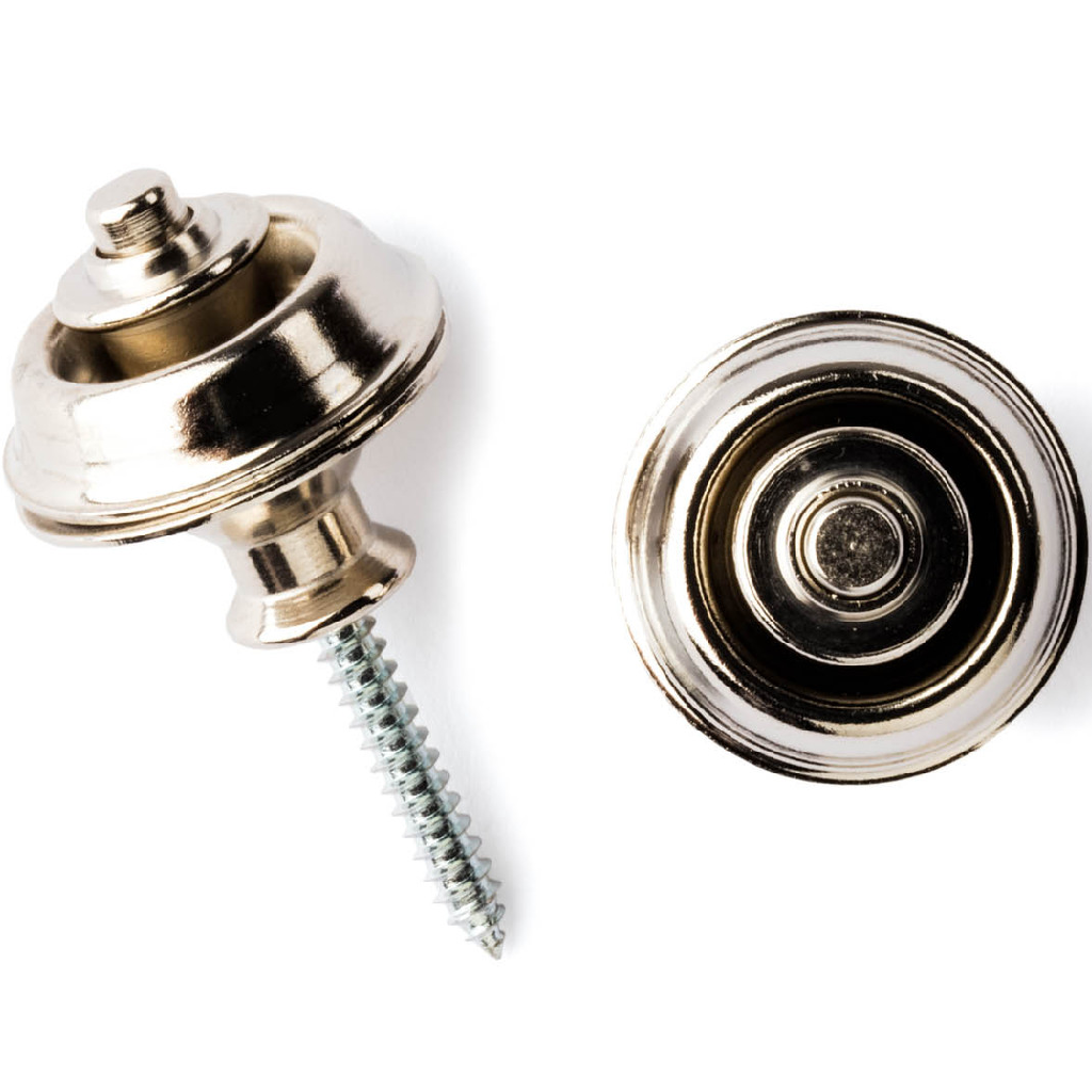 Jim Dunlop Straplok Dual Design Strap Retainer System in Nickel