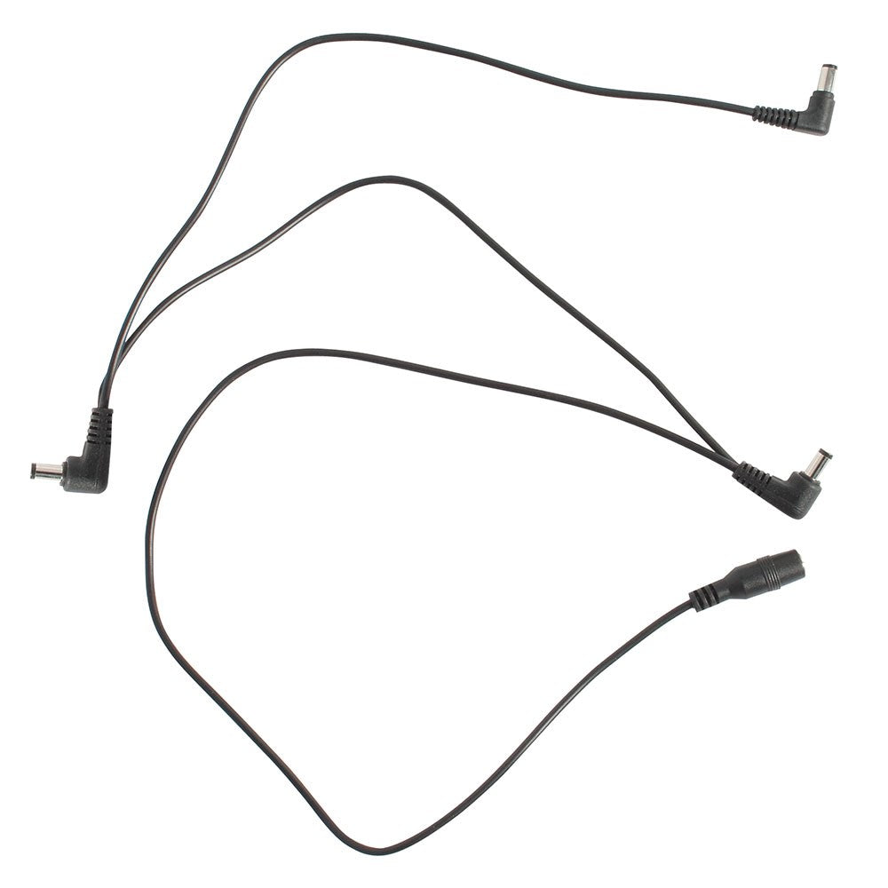 Carson Powerplay Low Noise DC Daisy Chain Power Cable for 3 Guitar Effects Pedals