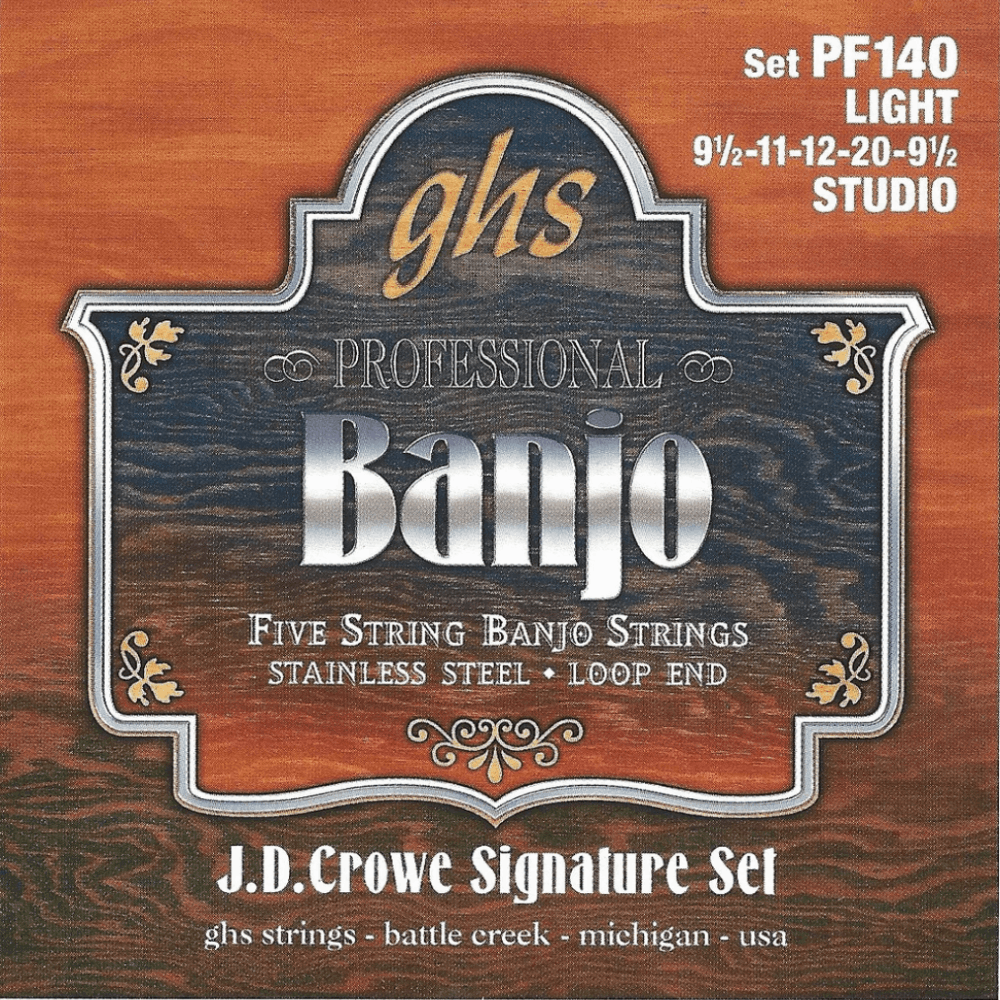 GHS PF140 JD Crowe Banjo Strings 9.5-20/9.5