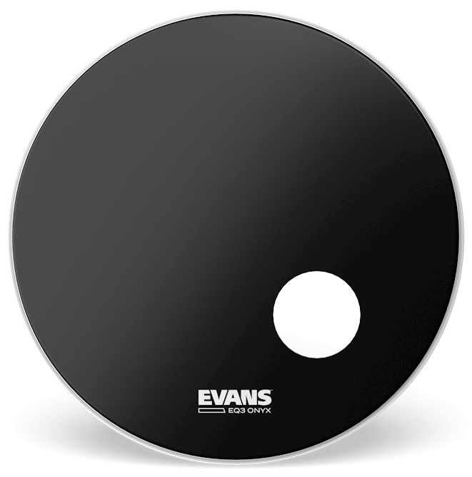 Evans 22" EQ3 Reso Onyx Drumheads