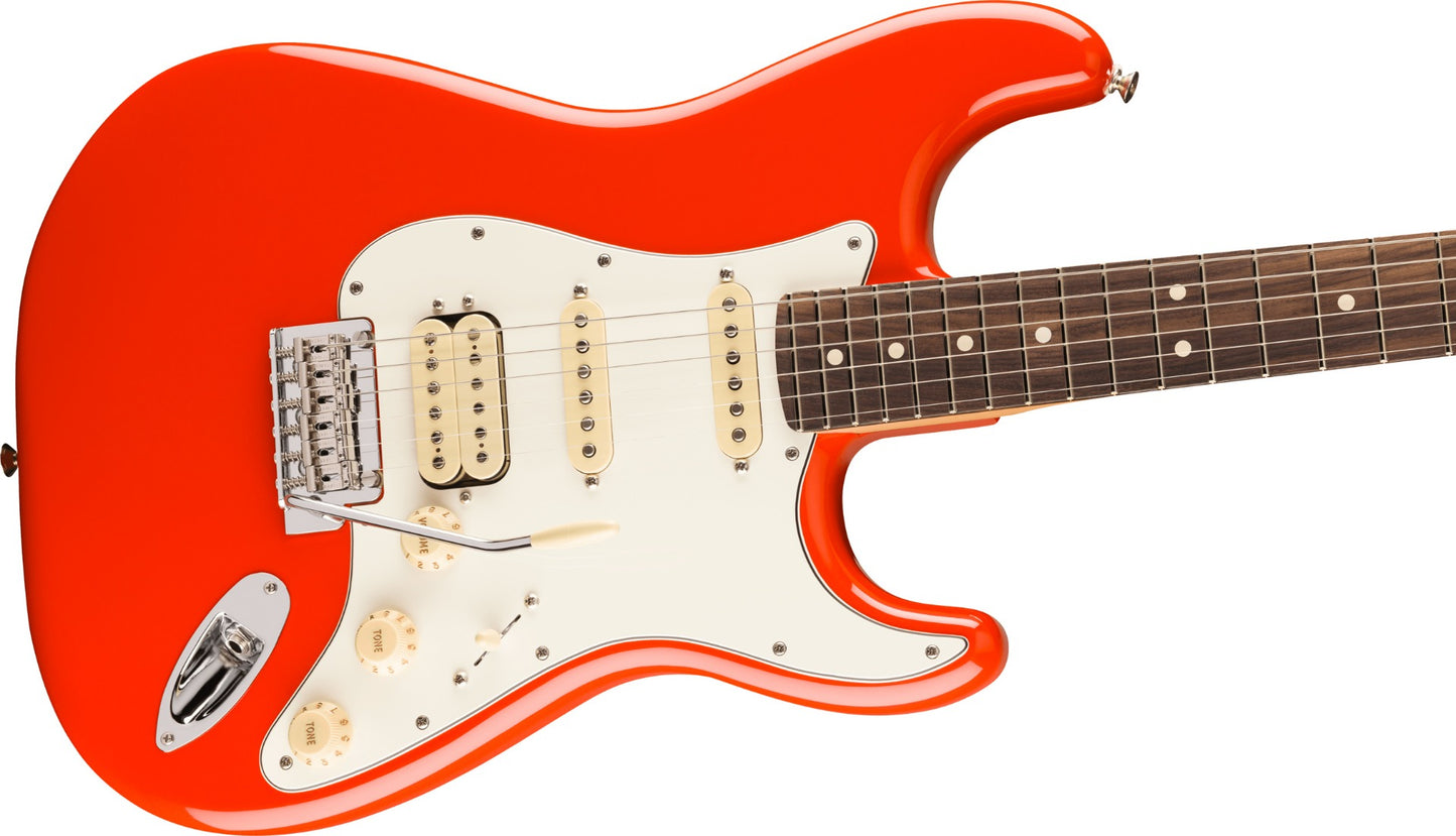 Fender Player II Stratocaster HSS, Rosewood Fingerboard in Coral Red