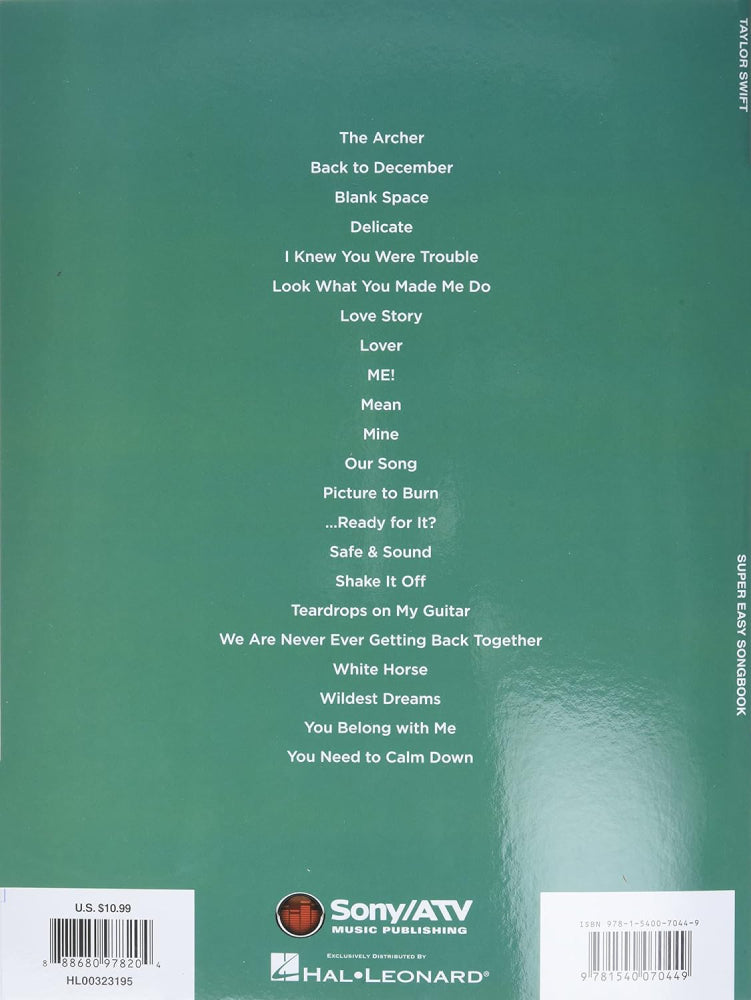 Taylor Swift Super Easy Songbook