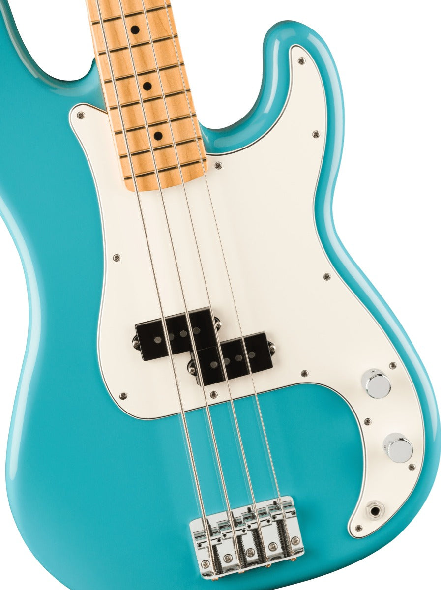 Fender Player II Precision Bass, Maple Fingerboard in Aquatone Blue