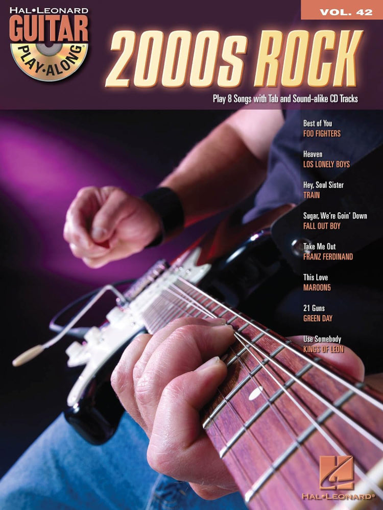 2000s Rock Guitar Play Along Volume 42 Bk/Cd