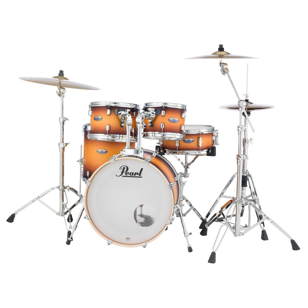 Pearl Decade Maple 5-Piece Fusion Increda-Bundle Drum Kit with Cymbal Pack in Classic Satin Amburst