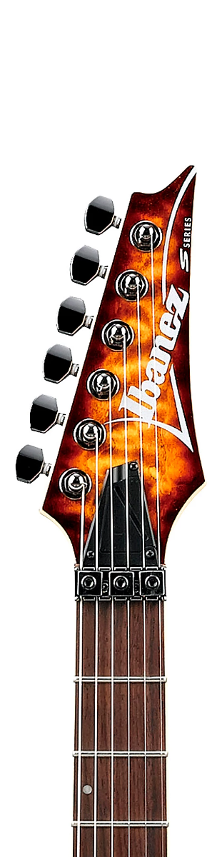 Ibanez S670QM Electric Guitar in Dragon Eye Burst