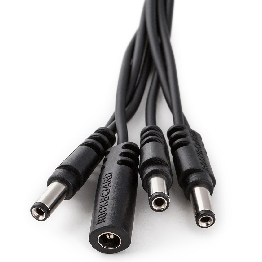 Warwick RockBoard Flat Daisy Chain Cable 6 Outputs Straight