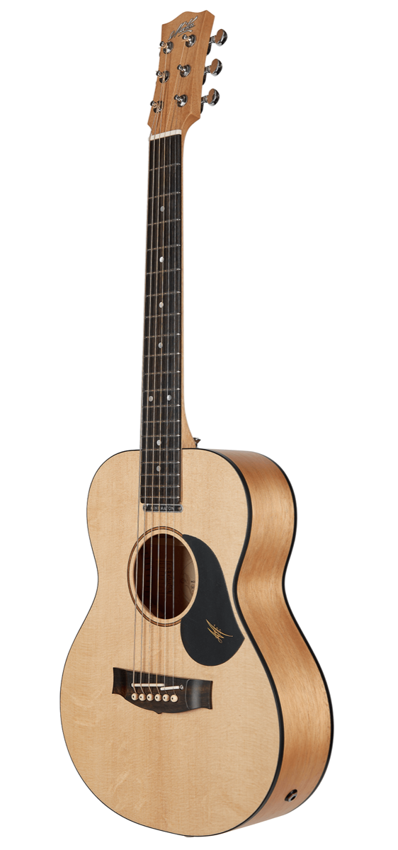 Maton EM6 Mini Acoustic Electric Guitar in Natural Satin