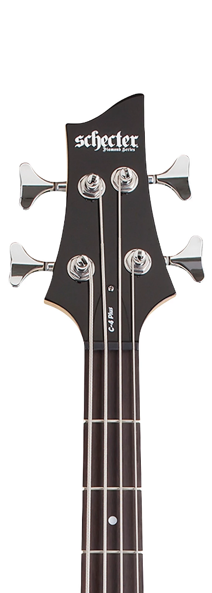 Schecter C-4 Plus Electric Bass in See Through Cherry Burst