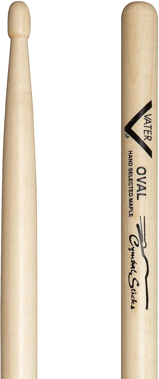 Vater VMCOW Cymbal Oval Wood Tip Drum Sticks (Pair)